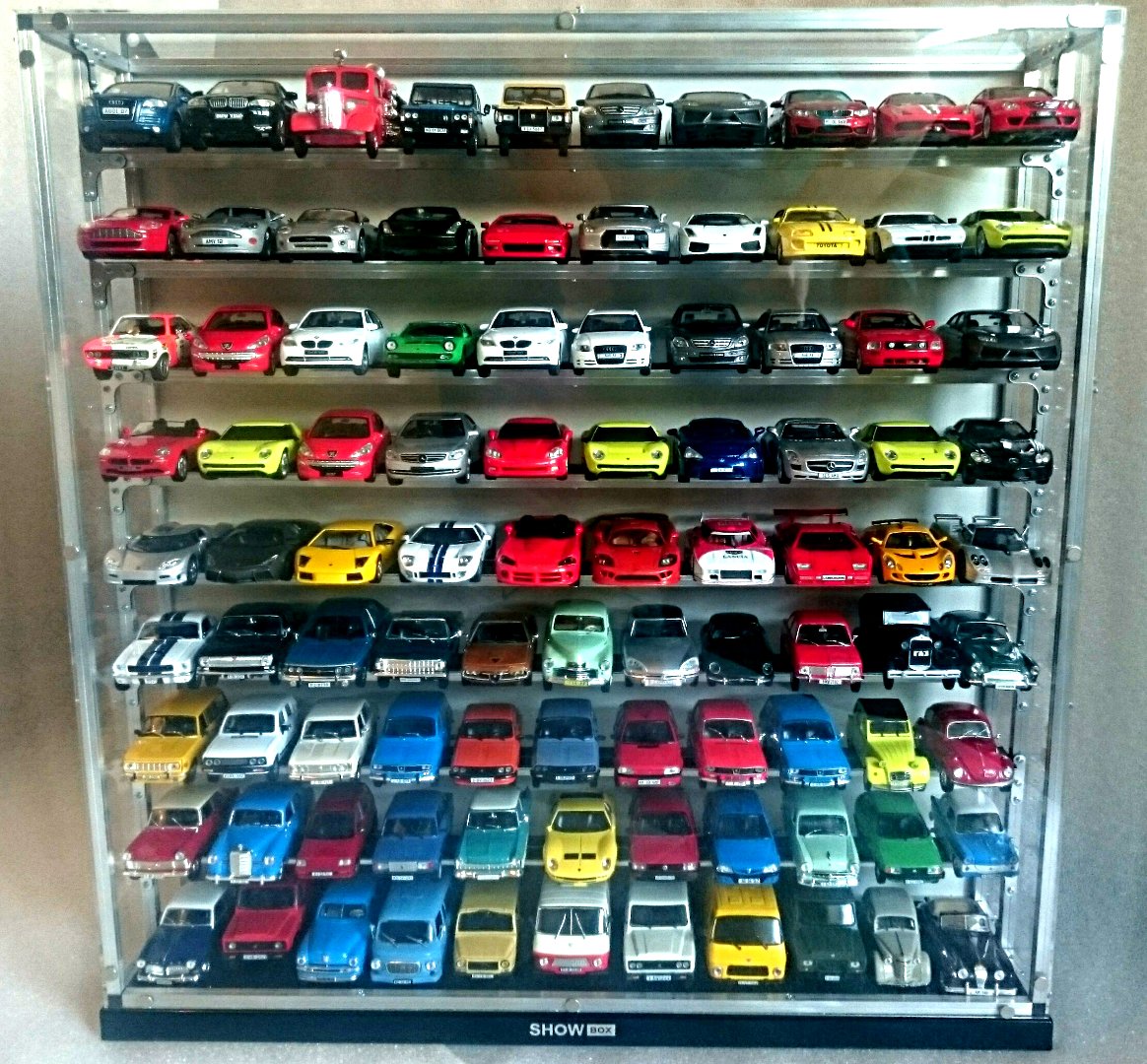 Showbox Vitrine Display Cabinets For Diecast Collectors Models 1 18